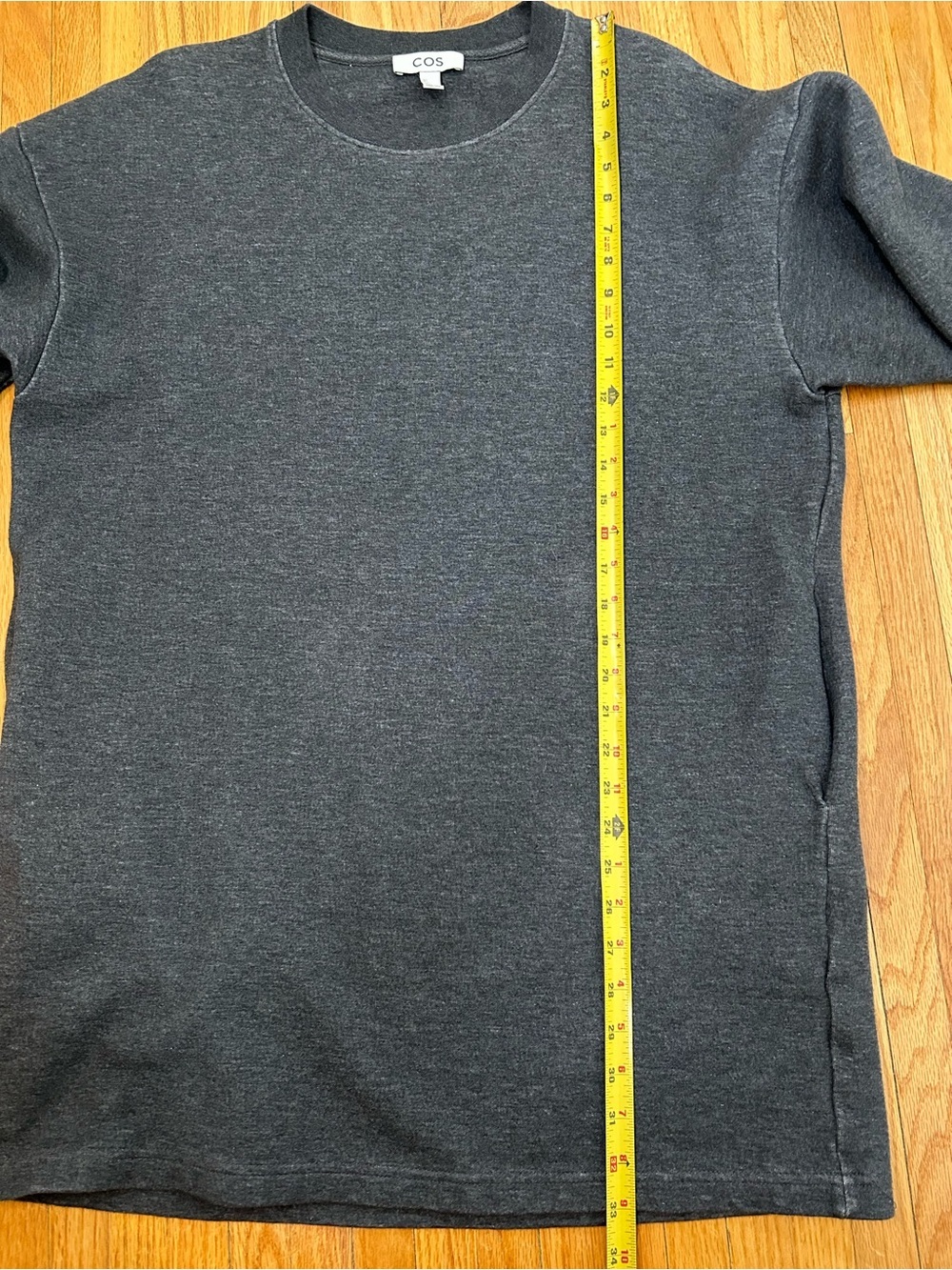 COS Dark Grey Crewneck Sweater Dress - Picture 8 of 8